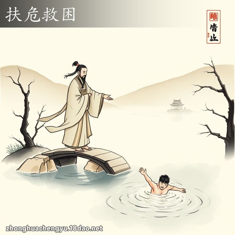 扶危救困 配图
