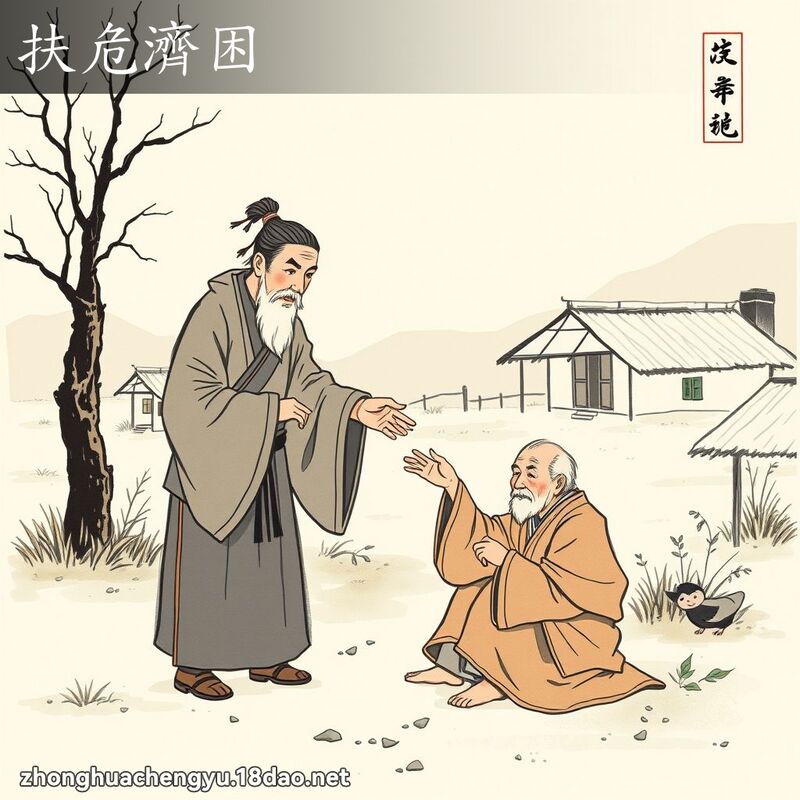 扶危濟困 配图