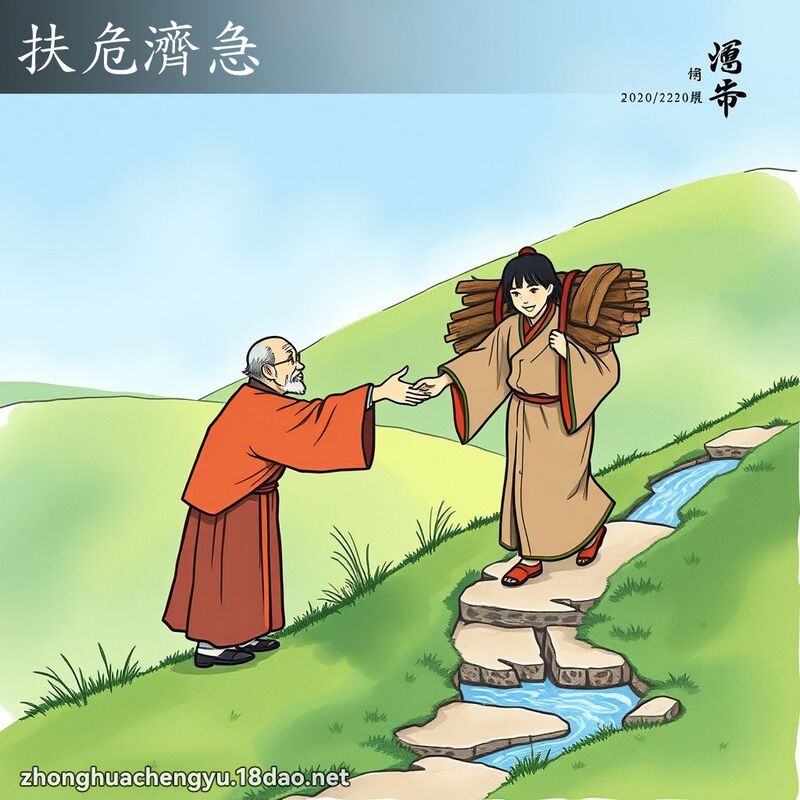 扶危濟急 配图