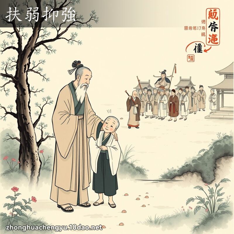 扶弱抑強 配图