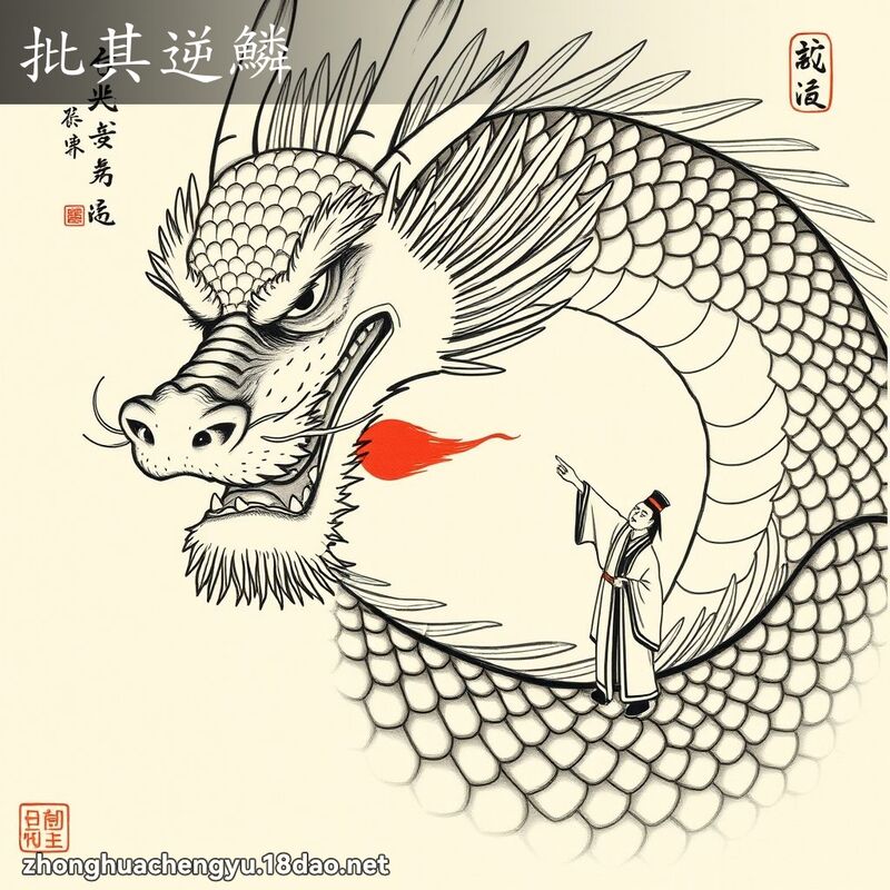 批其逆鱗 配图