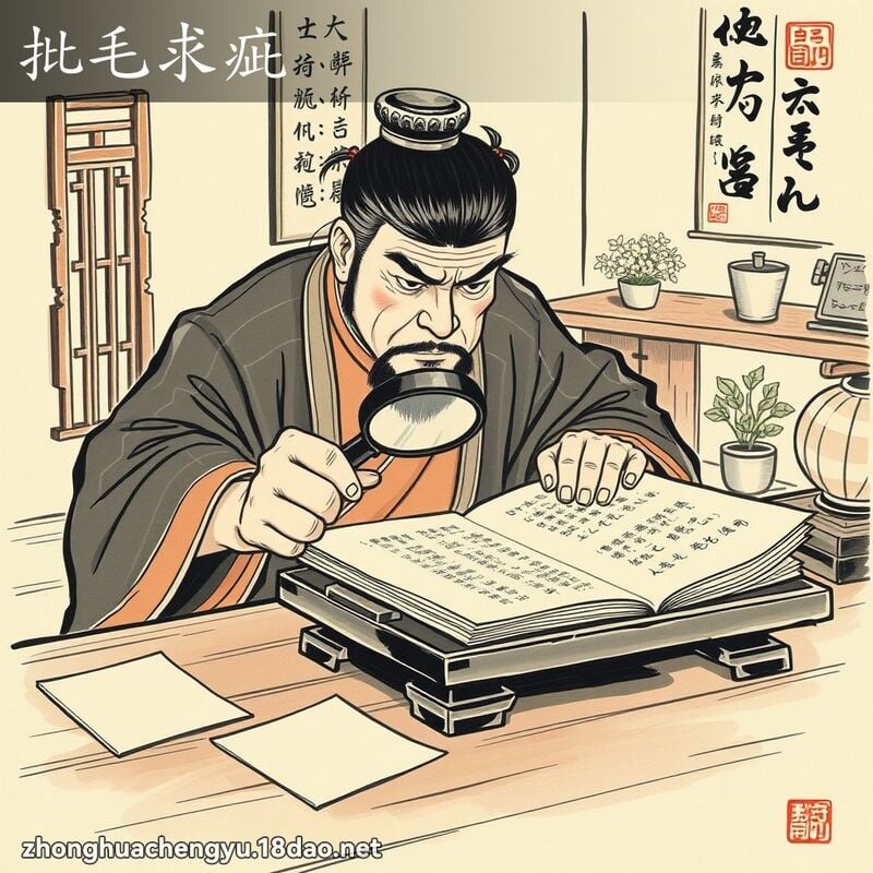 批毛求疵 配图