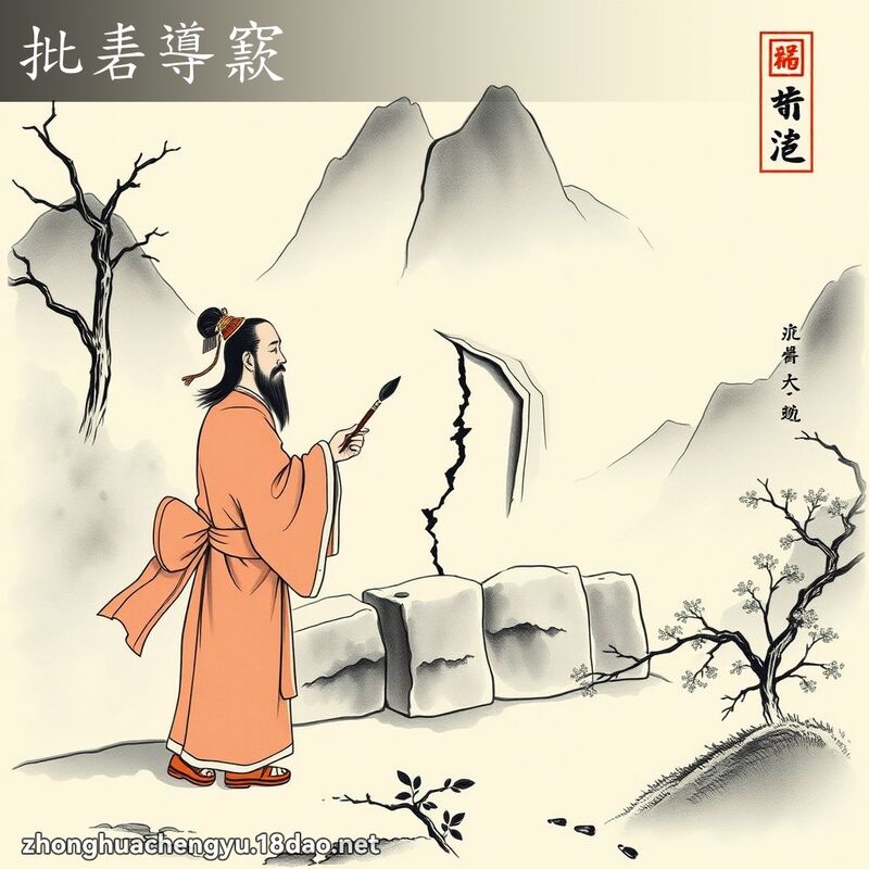批砉導窾 - 中華成語配圖