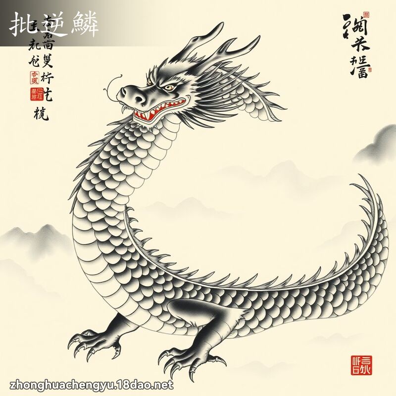 批逆鱗 配图