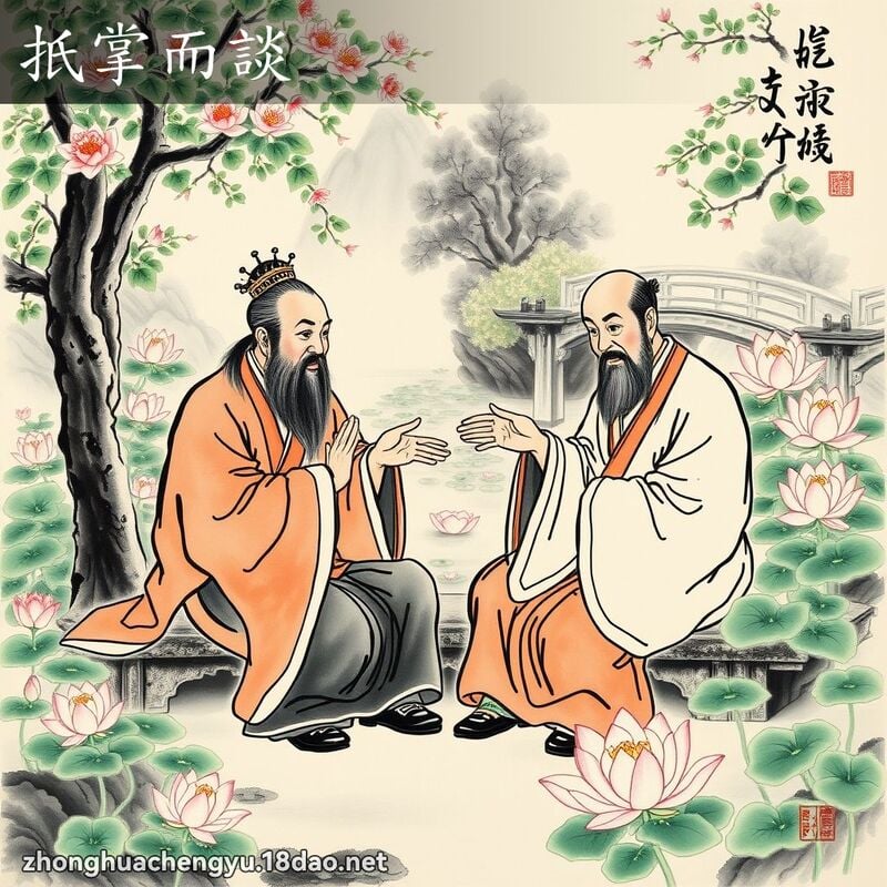 扺掌而談 配图