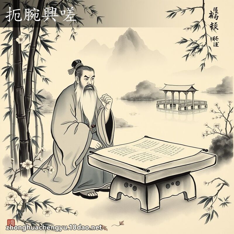 扼腕興嗟 配图