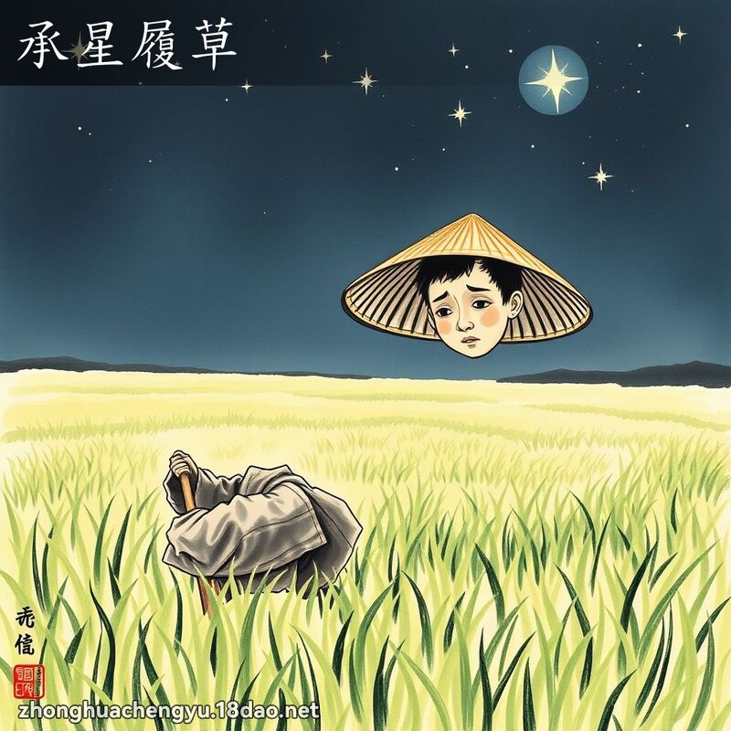 承星履草 - 中華成語配圖