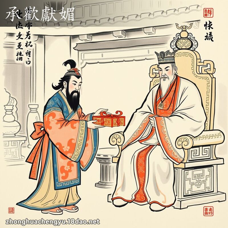 承歡獻媚 配图