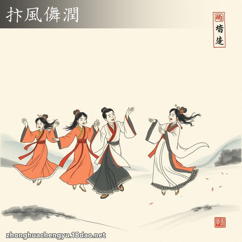 抃風儛潤 配图