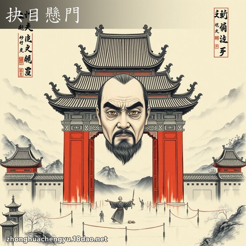 抉目懸門 配图