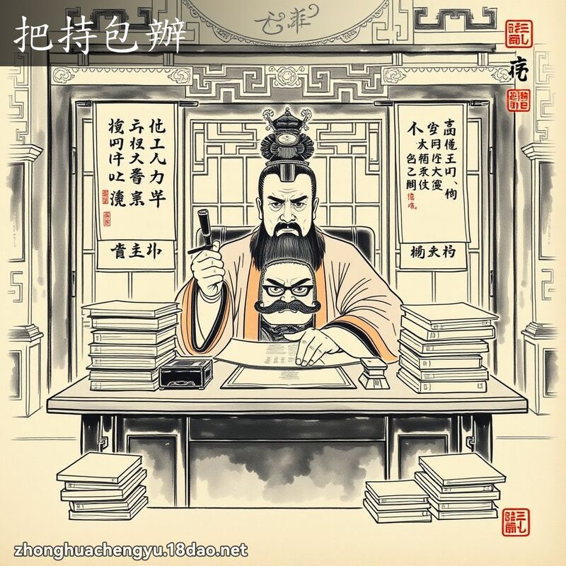 把持包辦 配图