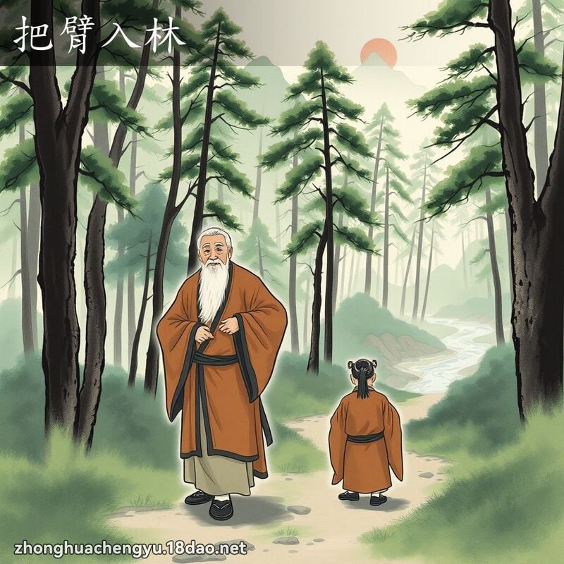 把臂入林 配图