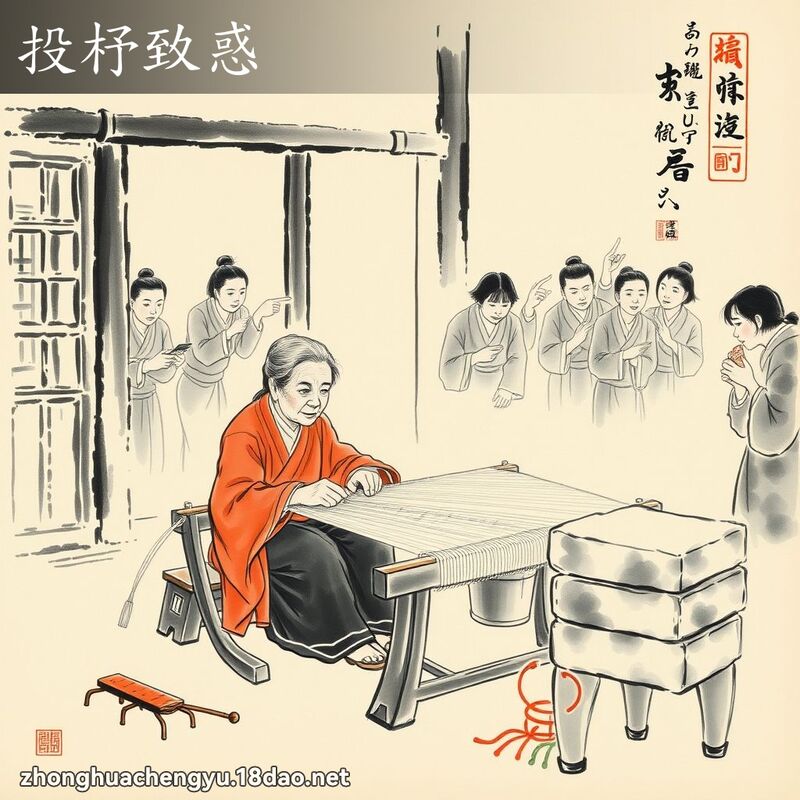 投杼致惑 配图