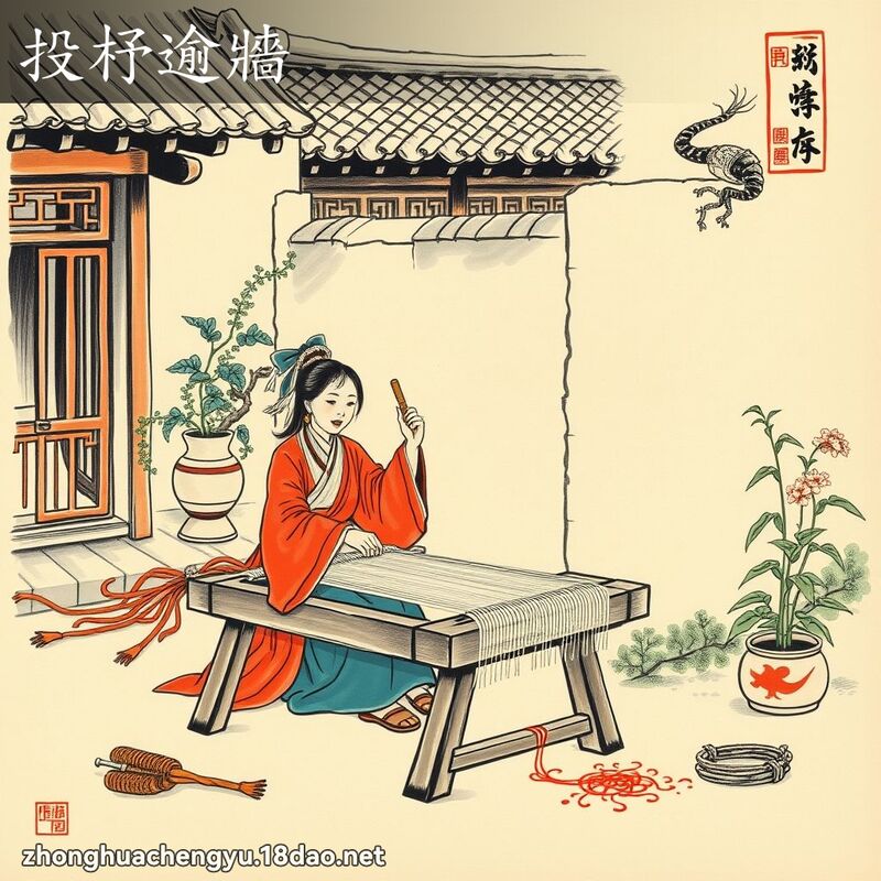 投杼逾牆 配图