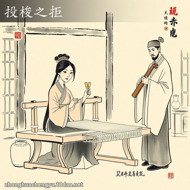 投梭之拒 配图
