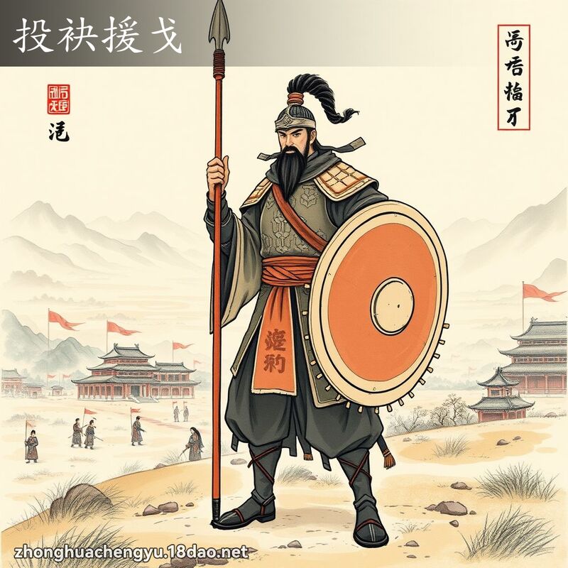 投袂援戈 配图