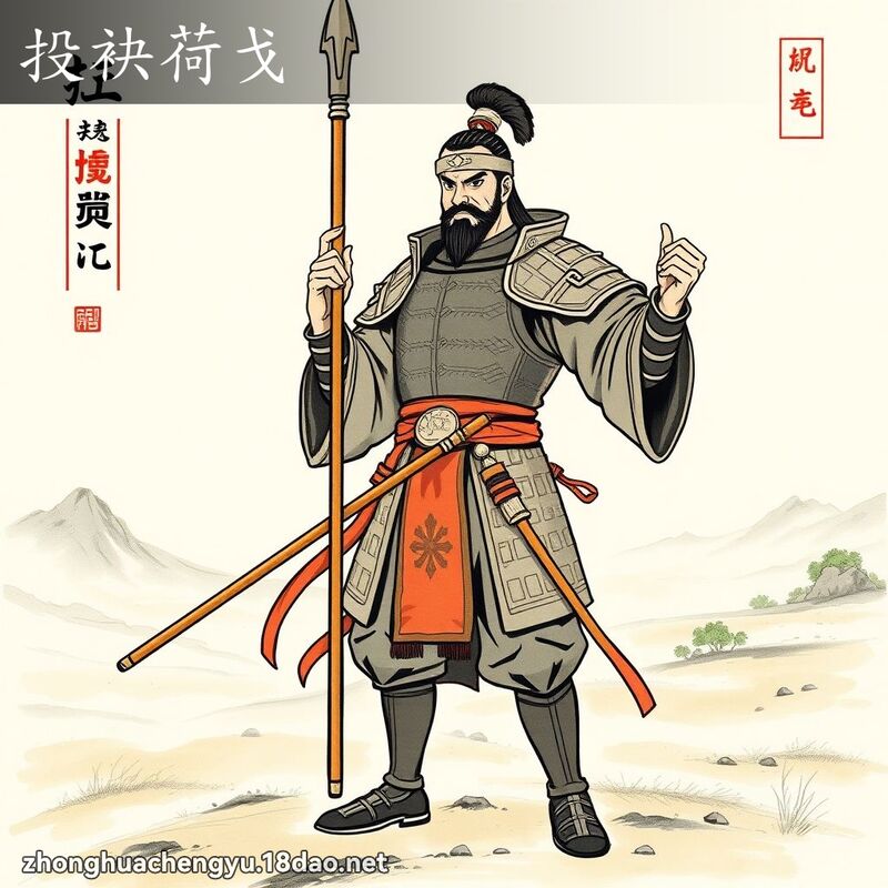 投袂荷戈 配图