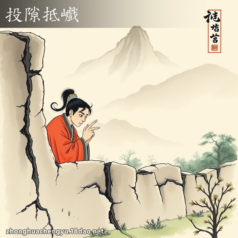 投隙抵巇 - 中華成語配圖