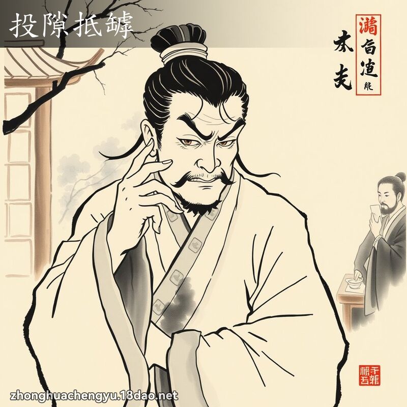 投隙抵罅 配图