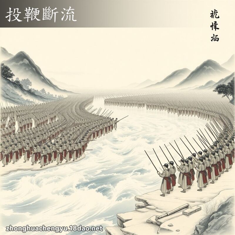 投鞭斷流 配图
