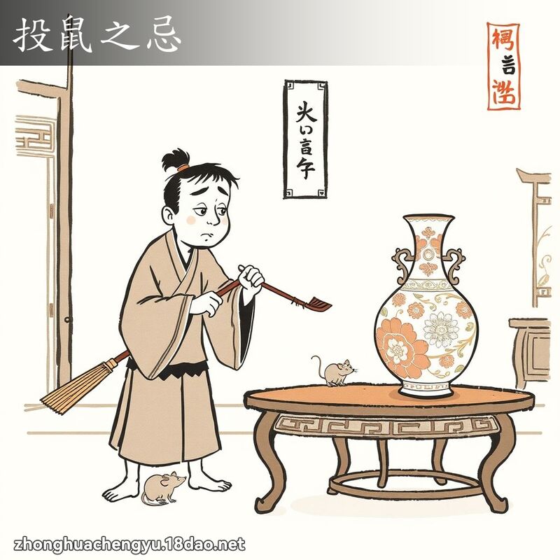 投鼠之忌 - 中華成語配圖