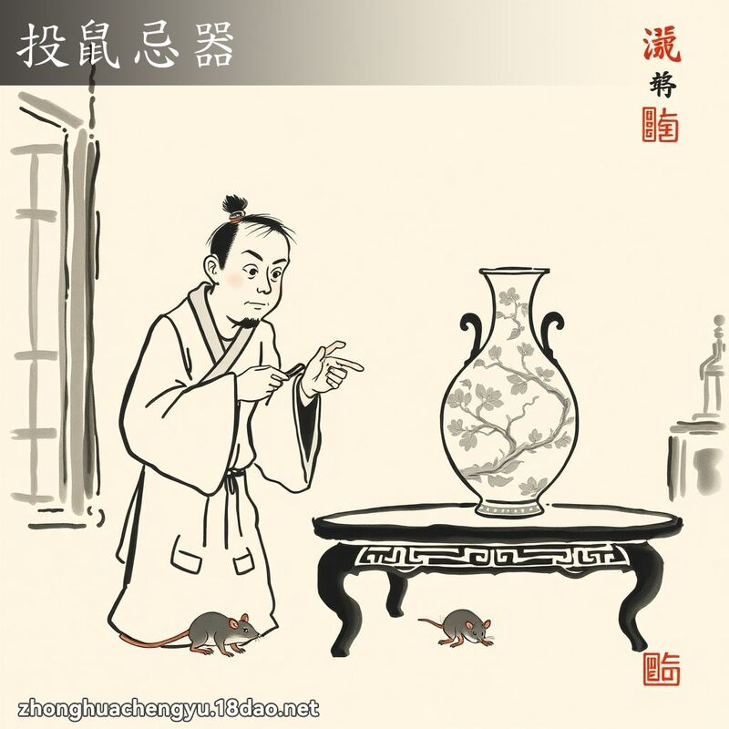投鼠忌器 配图