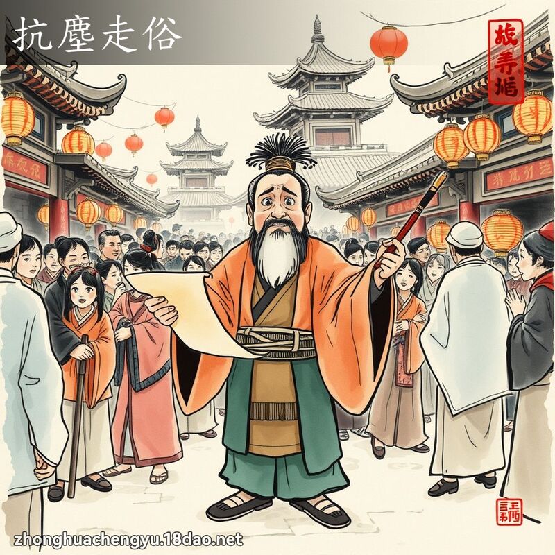 抗塵走俗 配图