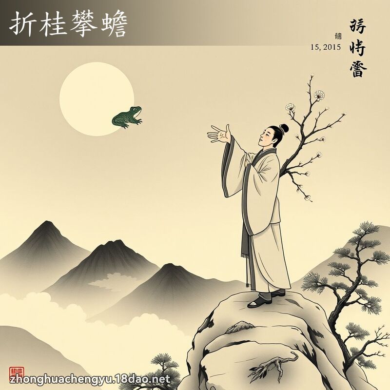 折桂攀蟾 配图
