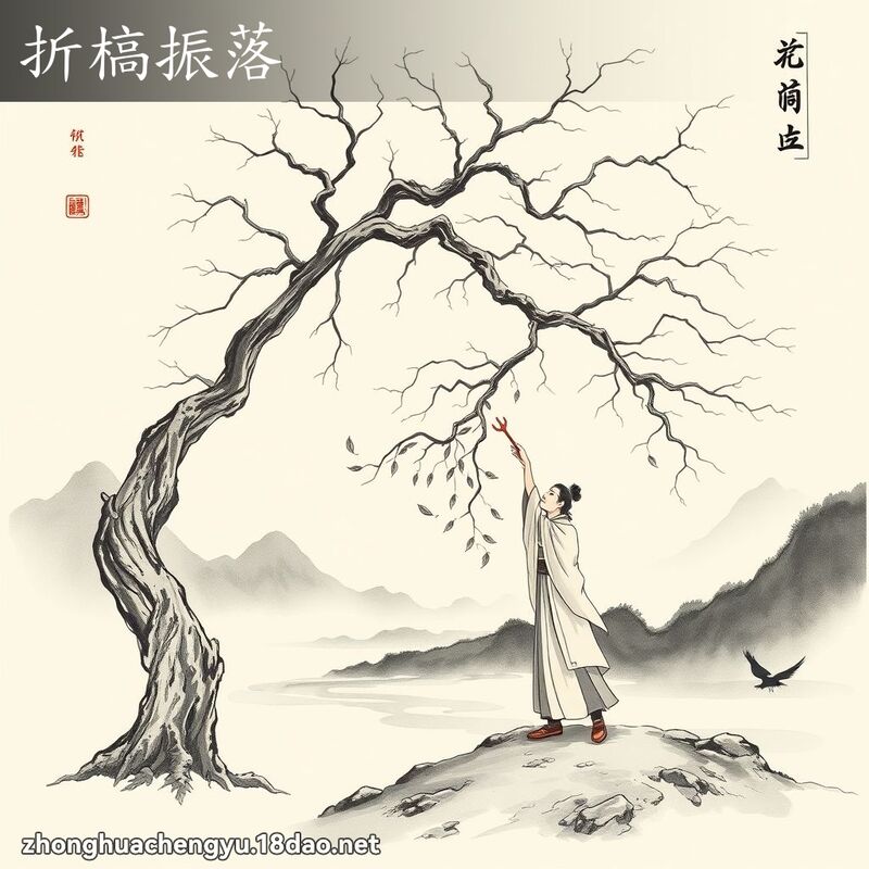 折槁振落 - 中華成語配圖