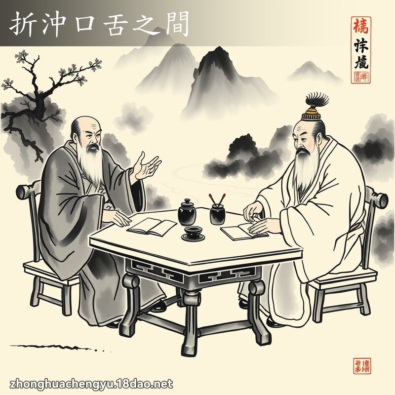 折沖口舌之間 配图