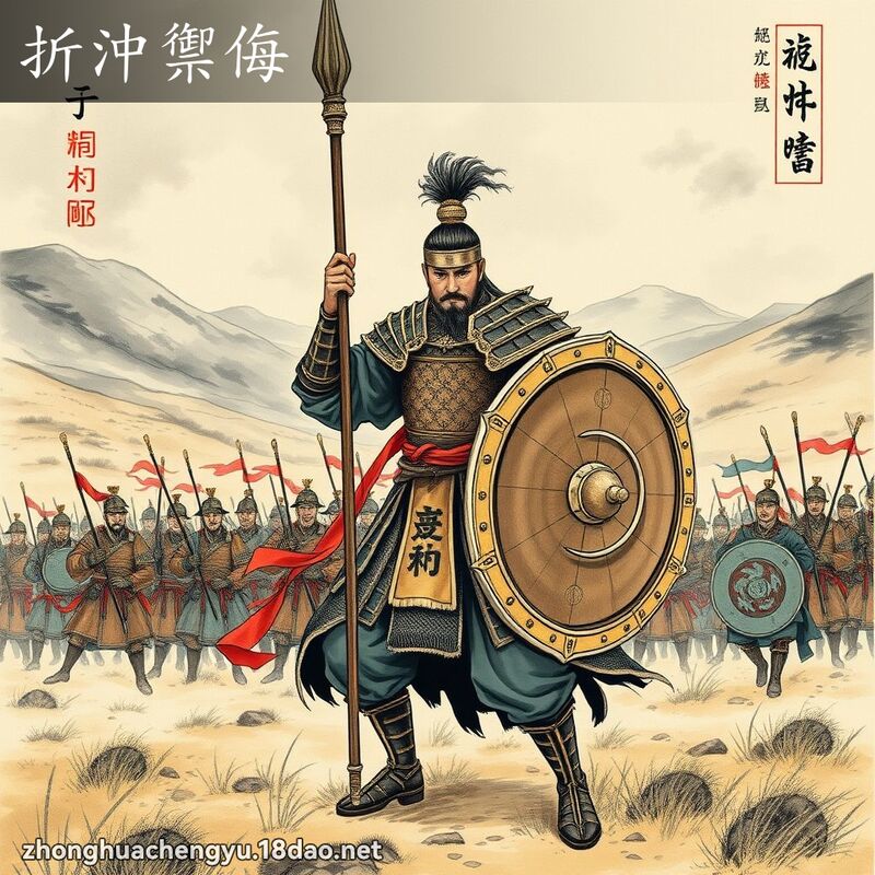 折沖禦侮 - 中華成語配圖