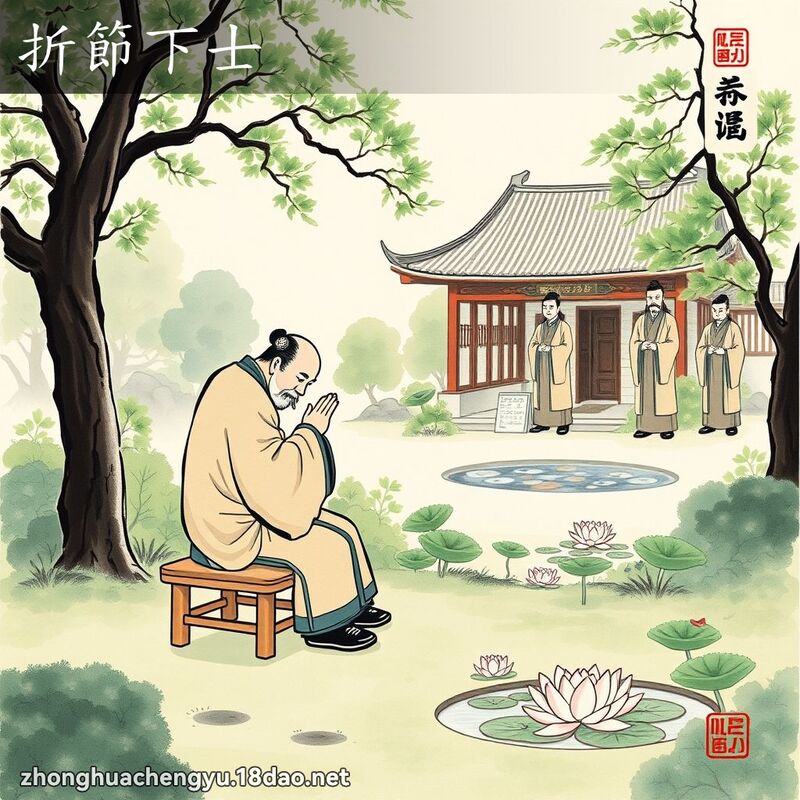 折節下士 - 中華成語配圖