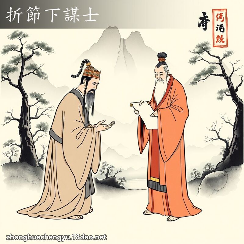 折節下謀士 - 中華成語配圖