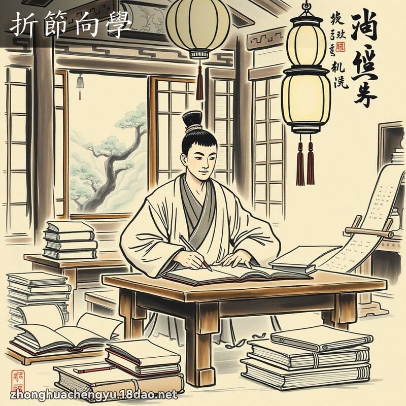 折節向學 配图