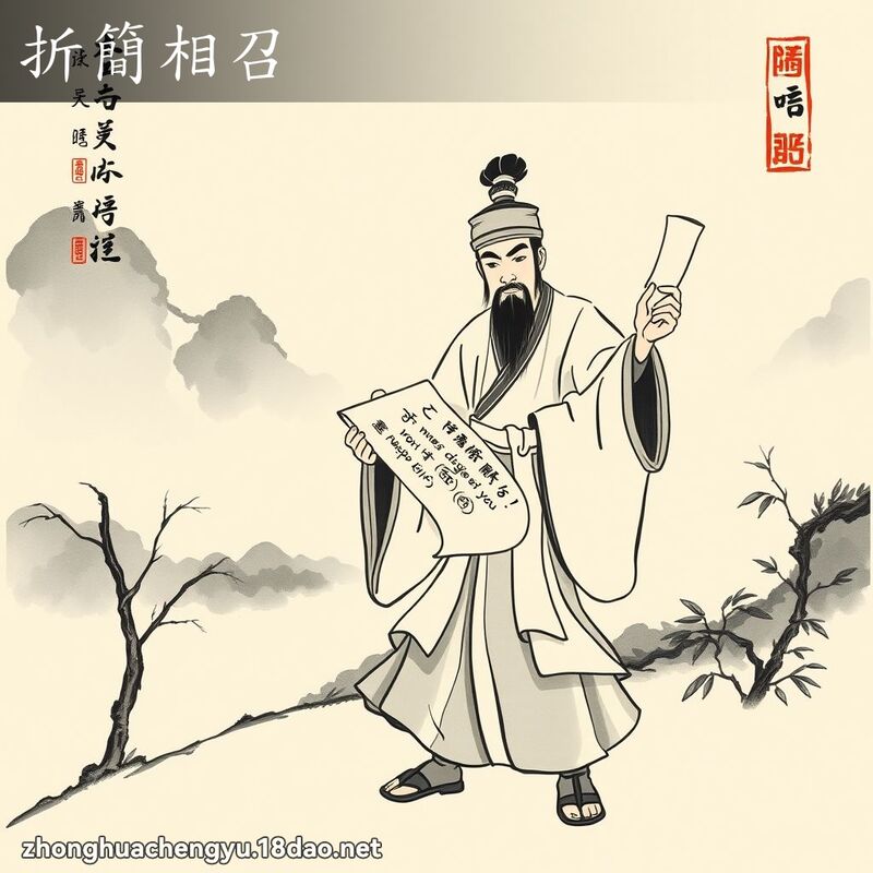 折簡相召 配图
