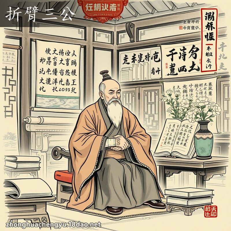 折臂三公 配图