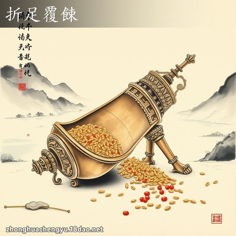 折足覆餗 配图