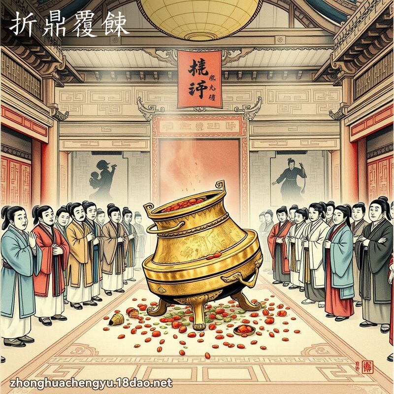 折鼎覆餗 配图