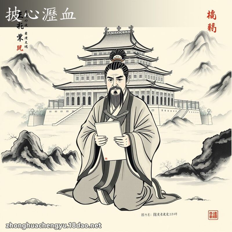 披心瀝血 配图
