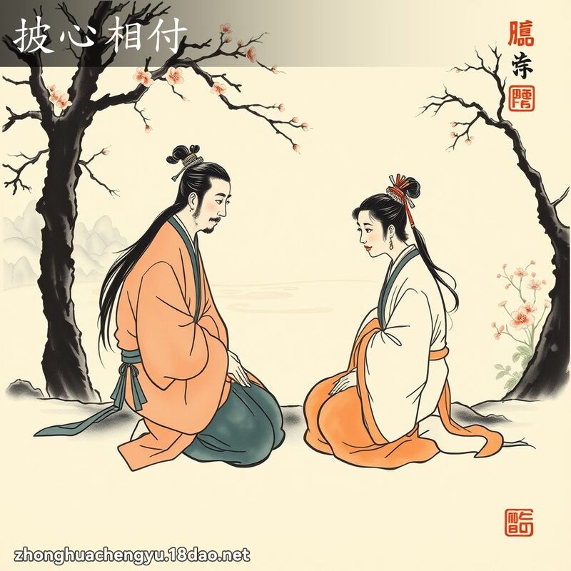 披心相付 配图