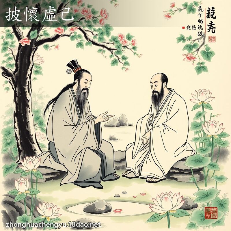 披懷虛己 配图