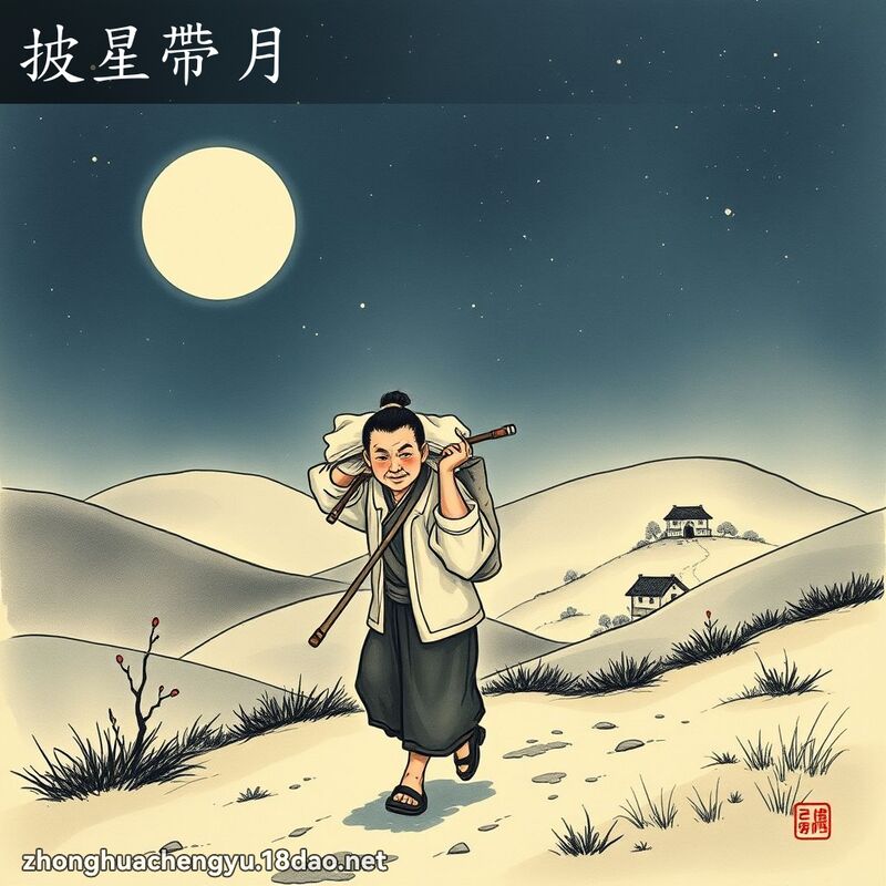 披星帶月 配图