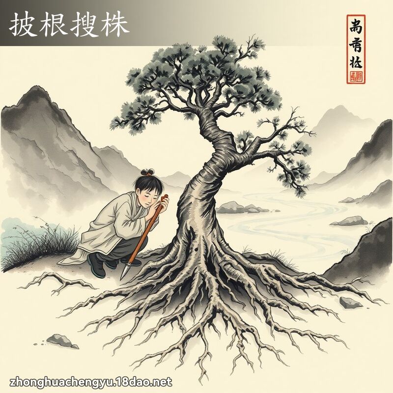 披根搜株 配图