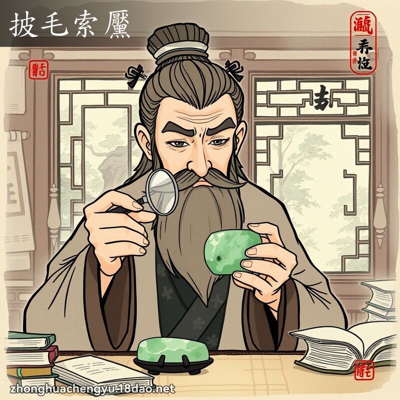 披毛索黶 配图