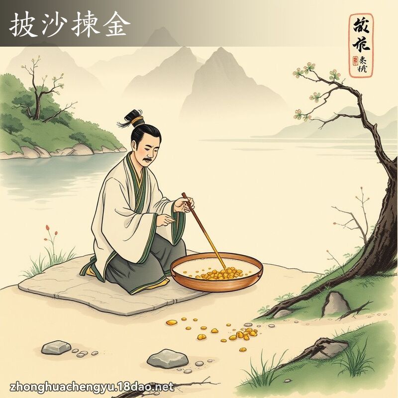 披沙揀金 配图