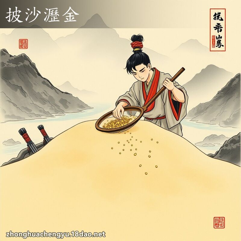 披沙瀝金 配图