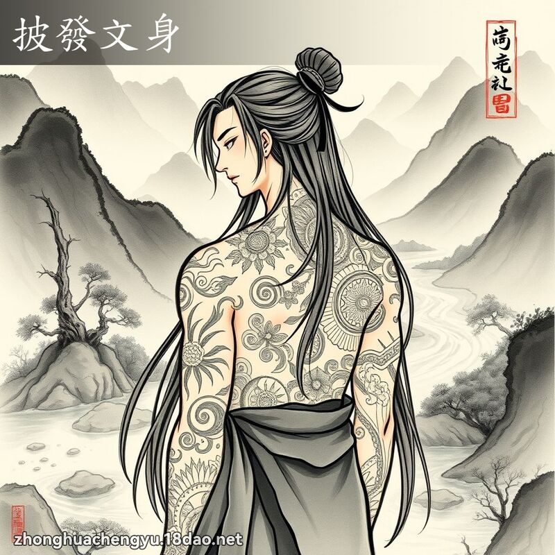 披發文身 配图