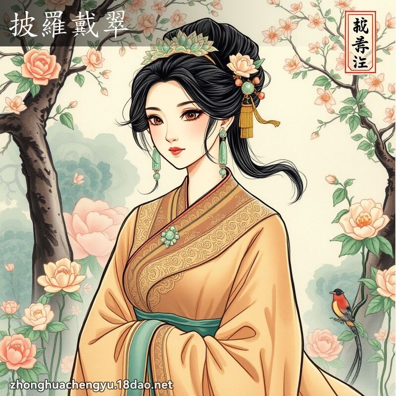披羅戴翠 配图