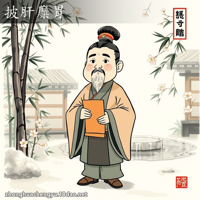 披肝糜胃 配图