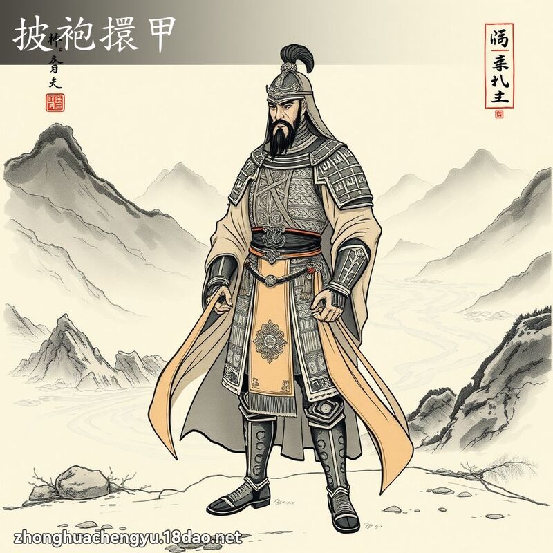 披袍擐甲 配图